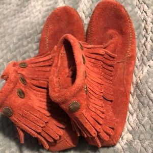 Minnetonka moccasin booties